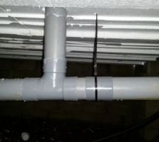 Évacuation eaux usées dans le vide sanitaire