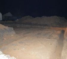Terrassement by night
