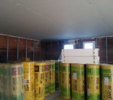 Plafond chambre/sdb
