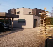 20161205 Reconversion des palettes en sapin ... Joyeux No&euml;l !