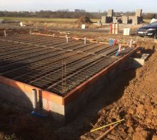 Ferraillages et &eacute;vacuations install&eacute;es