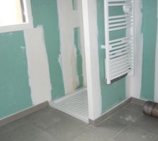 Salle de bain - Depuis l'entrée, vers la douche