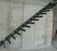 Les prémices de l'escalier