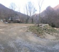 Vue générale du terrain