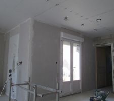 Placo au rez de chauss&eacute;e