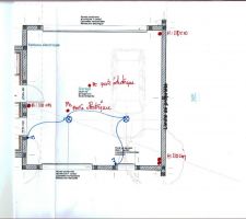 Plan réseau électrique partie garage