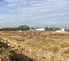 Lotissement en travaux