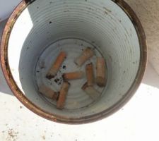 Cendrier &agrave; dospisition