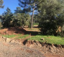 Terrain ou la viabilisait on est en cours