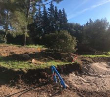 Terrain ou la viabilisait on est en cours