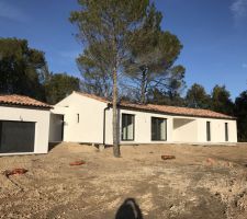 Remblai des terres issues des fouilles
