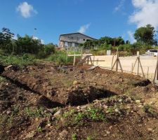 Vue emplacement piscine