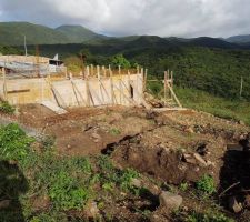 Vue emplacement piscine