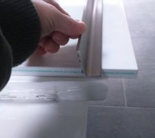 Profil alu pour cuisine sans poignée
