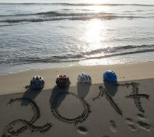 Une merveilleuse année, remplie de rayons de soleil, à vous tous!

...de la plage de l'Espiguette (Petite Camargue) :-)