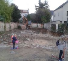 Démolition de l'ancienne maison