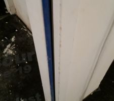 Dommages visibles sur les bâtis....