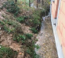 Drainage à gérer