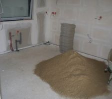 Pr&eacute;paration pour la chape