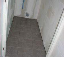 Carrelage WC &eacute;tage