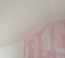 Ancienne chambre de la petite en travaux