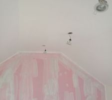 Ancienne chambre de la petite en travaux