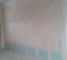 Mur du  salon fini
