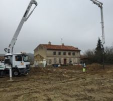 C'est parti pour le coulage des fondations