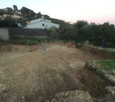 Terrassement maison + garage