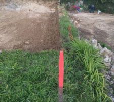 1er tracé côté restanque