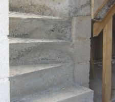 Decoffrage escalier