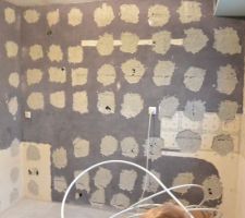 Buanderie après retrait lavabo et douche