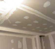 Coffrage et nez de cloison chambre RDC