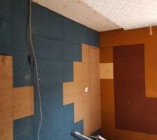 Mur chambre rdc a percer