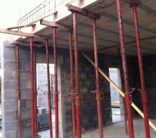 Hourdi béton pour plancher de l'étage.