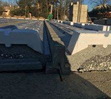 Pose des poutrelles et hourdis