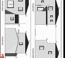 Plan des façades