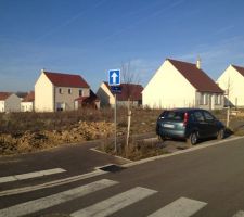 L'emplacement du terrain avec une vue de jour