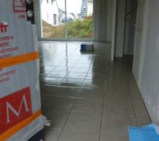 Pose carrelage rez de chaussée