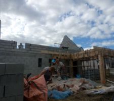 Coffrage du pr&eacute;au