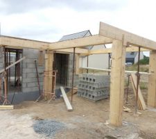 Coffrage du pr&eacute;au