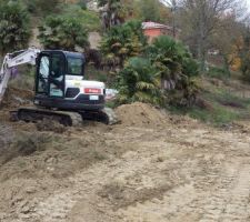 Mise à plat du terrain