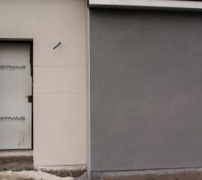 Notre choix d'enduit trouvé sur une maison en cours
