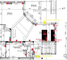 Plan électrique rdc