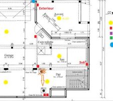 Plan électrique sous sol