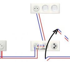 Pour sujet :http://www.forumconstruire.com/construire/topic-321372-tv-mural-cacher-sorties-cable.php