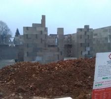 &Eacute;l&eacute;vation des murs du rdv