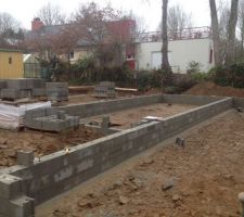 Nous en sommes aux soubassements