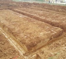 Fouilles des fondations