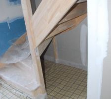 Espace à peut-être aménager sous les escaliers